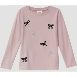 s.Oliver Langarm-Jerseyshirt mit Schleifen-Details - 116/122