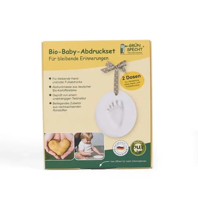 Grünspecht Baby-Abdruckset (2 Dosen)