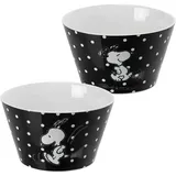 UNITED LABELS Peanuts Müslischale Schwarz 500 ml