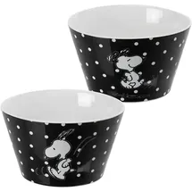 UNITED LABELS Peanuts Müslischale Schwarz 500 ml