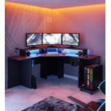 Forte Tezaur Gaming Desk mit RGB-Beleuchtung 13138528-0-0
