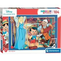 Clementoni Puzzle Disney - Pinocchio, 104st.