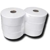 Jumbo Toilettenpapier, Großrollen, Jumborollen, Toilettenpapier, Zellstoff, 2-lagig, hochweiß, 100% Zellstoff, Länge ca. 360m, Durchmesser: ca. 26cm, reißfest, soft