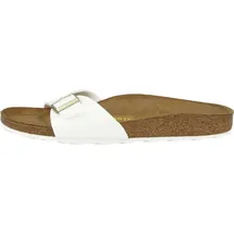 Birkenstock Madrid Birko-Flor Lack schmal patent white 41