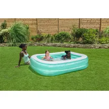 BESTWAY Family Pool 201 x 150 x 51 cm blau/weiß