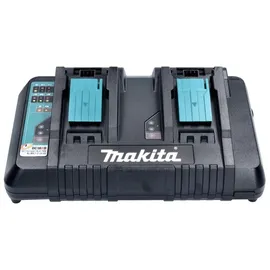 Makita Power Source Kit 18 V mit 4x BL 1840 B Akku 4,0 Ah + DC 18 RD Doppelladegerät ( 197503-4 ) + Makpac