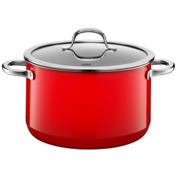Silit Fleischtopf Passion red, Silargan®, Made in Germany rot 6,4 l - Ø 24 cm x 14,9 cm