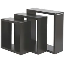 Minecraft Wandregal 3-teilig onesize Schwarz