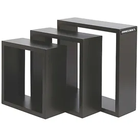 Minecraft Wandregal 3-teilig onesize Schwarz