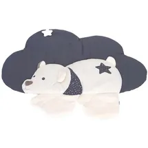 Sterntaler Krabbeldecke Motiv Wolke mit Eisbär Elia Grau,