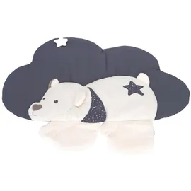 Sterntaler Krabbeldecke Motiv Wolke mit Eisbär Elia Grau,