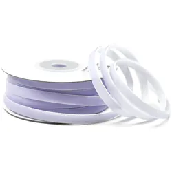 6mm Samtband 10m Schmuckband Geschenkband Schleifenband Stoffband Uni Helllila