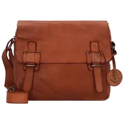 Harbour 2nd Cool Casual Funchal Umhängetasche Leder 28 cm  braun