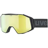 Uvex gravity FM, Skibrille, black matt/yellow-orange, one size