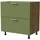 Feldmann-Küchen Schubladenschrank Brerra 80 x 50 x 82 cm Grün