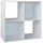 Hti-Living Bücherregal 6060 1-tlg. 40 x 30 x 180 cm Weiß