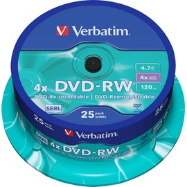Verbatim DVD-RW 4,7GB 4x 25 St.