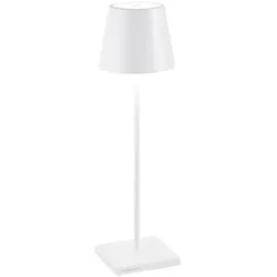 ZAFFERANO LED-Tischlampe POLDINA PRO 38 cm white