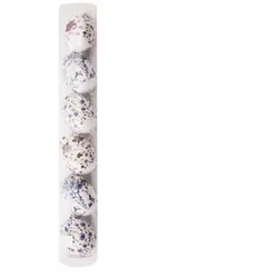 Dekoration - Set mit Eiern, 6 cm - 6 Stück