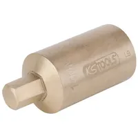 KS Tools BRONZEplus Bit-Stecknuss Innensechskant 1" 30 mm