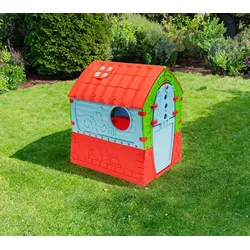 Westmann Kunststoff Spielhaus Mond | Bunt | 90x95x110 cm