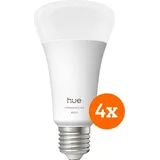 Philips Hue A67 White & Color 1.600 lm E27 4er-Pack