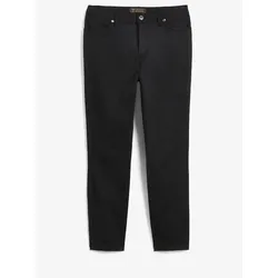 bonprix Komfort-Stretchhose, schwarz, 36, mit Baumwolle