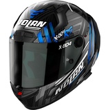 Nolan X-804 RS Ultra Carbon Spectre Helm, schwarz-grau-blau, Größe M