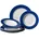 Doppio Tafelservice 8er Set Indigo Blau
