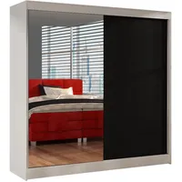 Sofnet Schwebetürenschrank Basti I 200 cm mit Spiegel -