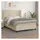 vidaXL Boxspringbett mit Matratze Creme 140x200 cm Kunstleder