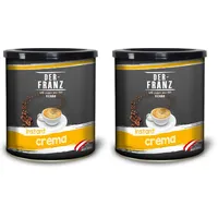 Der-Franz Crema Instant-Kaffee, Intensität 4/5, 100% Arabica, 200 g (Packung mit 2)