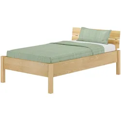 Erst-Holz Metallfreies Einzelbett Esche Massivholz 120x200 Holzbett V-60.90-12K