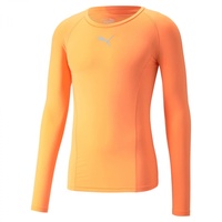 Puma Herren Liga Baselayer Tee Ls Performance-T-Shirt, Neon Citrus, L