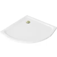 Mexen Flat Halbkreis-Duschwanne slim 70 x 70 cm, weiß,