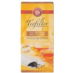 TEEKANNE 80er-Pack Teefilter weiß