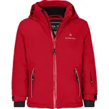 Bergson Winterjacke FRODO Kinder Skijacke, perfekt für kleine Wintersportler!, Normalgrößen, Ch rot 92