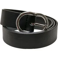 URBAN CLASSICS Small Ring Buckle Belt - Schwarz -