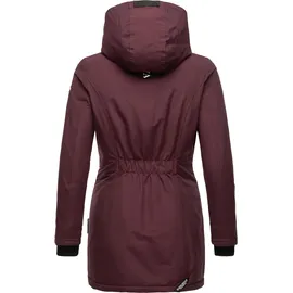 Navahoo Winterjacke "Blizzardstorm", Damen, Gr. M (38), rot (weinrot), Oberstoff: 70% Baumwolle, 30% Nylon. Futter: 100% Polyester. Wattierung: 100% Polyester.