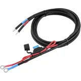 enjoysolar 6mm2 Batteriekabel Solarladeregler und Batterie mit Sicherung M8-Ringösen (15A 6mm2 M8)