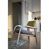 JAN KURTZ Sessel Billy Gestell: Esche, Armlehne: Stahlrohr weiß/grau/grün