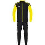 Jako Performance Trainingsanzug Polyester Kinder 808 schwarz/soft yellow 164