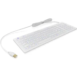 KeySonic KSK-6031 INEL-WH, Weiß USB, DE (60886)