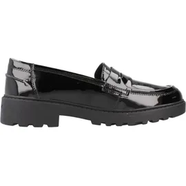 GEOX J Casey Girl C Moccasin, Black, 32 EU