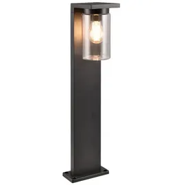 Trio Außen-Stehlampe IP44 16 cm x 65 cm inkl. Dämmerungssensor schwarz
