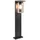 Trio Außen-Stehlampe IP44 16 cm x 65 cm inkl. Dämmerungssensor schwarz