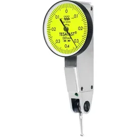Tesa Technology Analoges Standard-Fühlhebelmessgerät TESATAST mit drehbarem Skalenblatt Ø 28 mm, 0,8 mm, 0,01 mm
