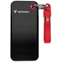 Verbatim Pocket SSD 1 TB (Externe SSD, USB 3.2 Gen 2 (3.1 Gen 2) Nero, Rosso