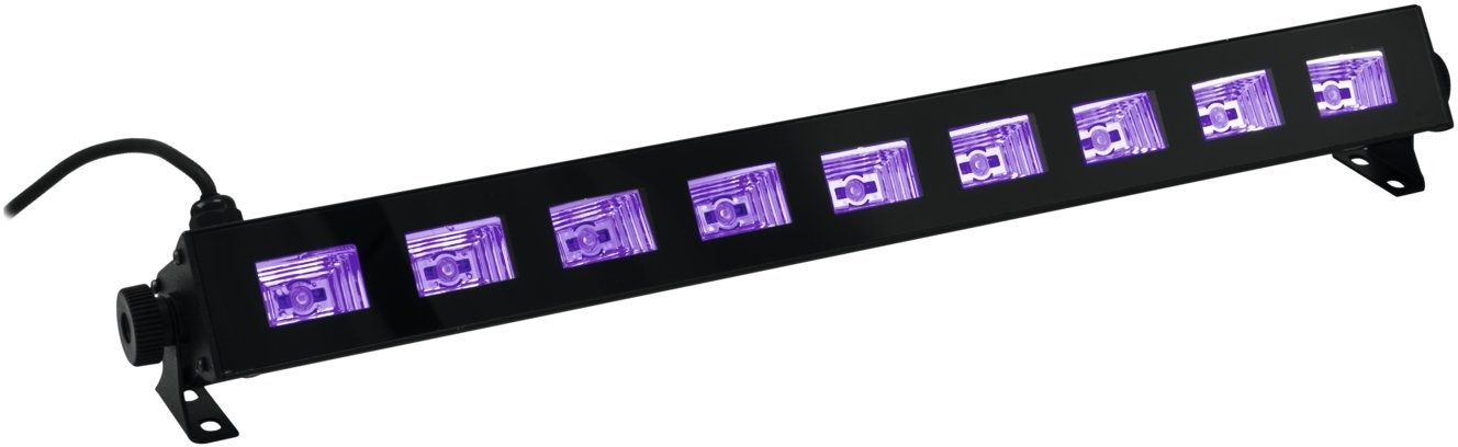 Eurolite LED Party UV Bar-9 | UV-Scheinwerfer mit 9 x 1-Watt-UV-LED | UV-Beleuchtung | UV-Röhre | Schwarzlicht-Bar | Für Partyraum, Club, Bar, Disco