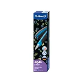 Pelikan Style P57 Patronenfüller neonblau/schwarz M